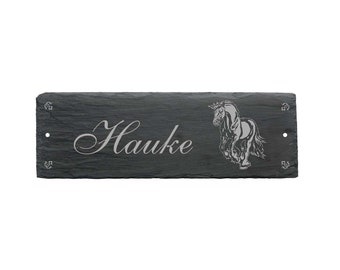 schild pferde,Pferd,Gravurschild,12 x 8 cm,Stallschild,Boxenschild,Koppel,Gatter