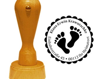 Stamp « FOOT CARE » Address stamp Name Motive Address Profession Podiatrist Podiatry Care Feet Foot Treatment Medicine Practice Therapy