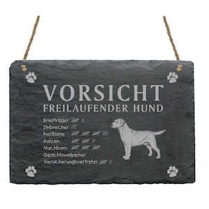 Slate &quot;Labrador&quot; dog Shield