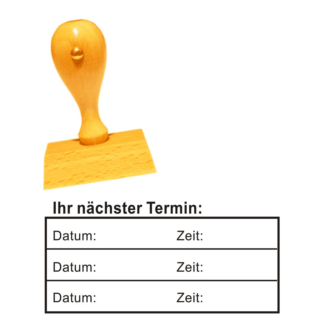 Stamps Your Next Appointment Date Time Office Stamp Etsy