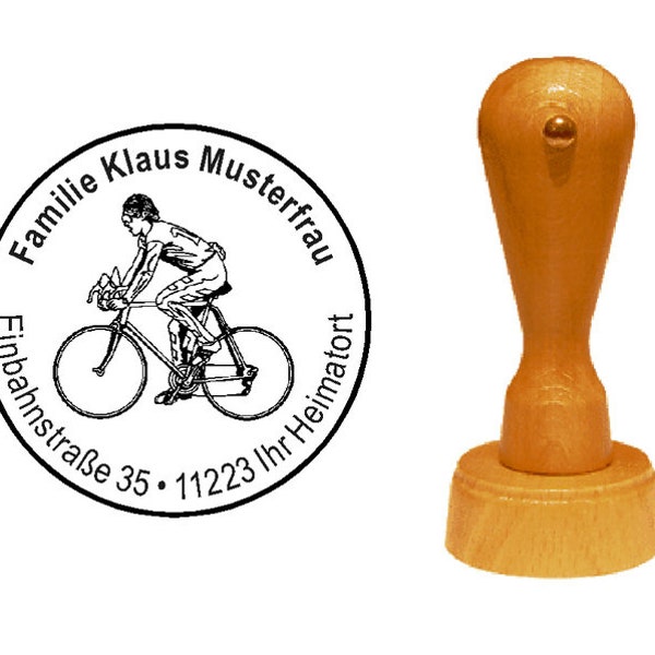 Stempel Holzstempel « RADSPORT FAHRRAD »