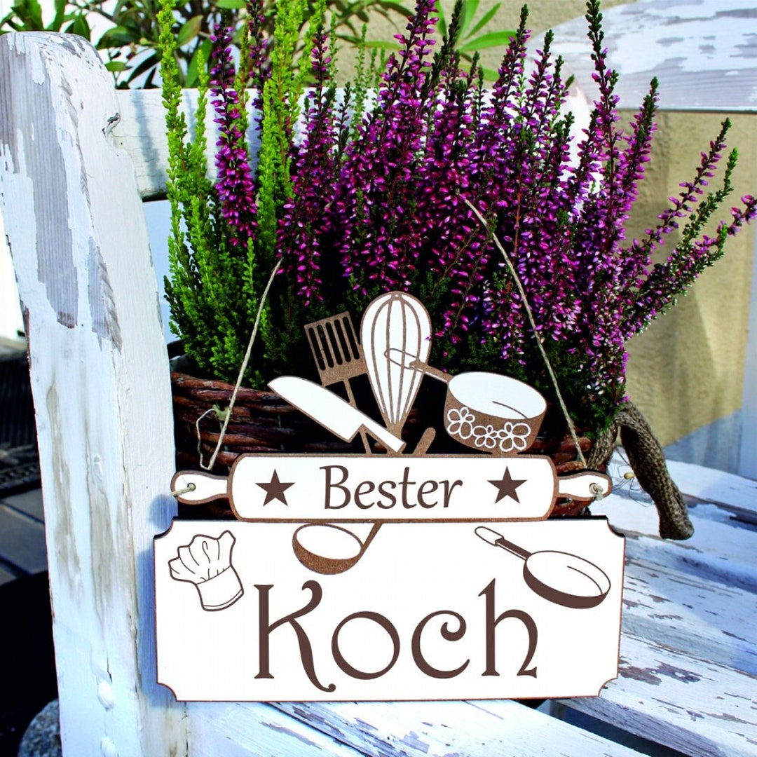 Sign Best Chef Kitchen Door Sign Cooking Decoration Vintage Decorative ...