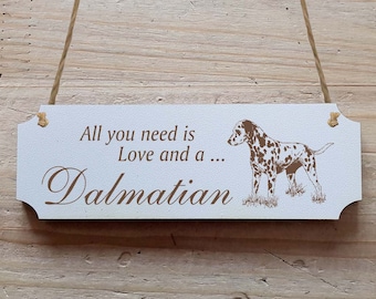 Dekoschild "Dalmatian" dog