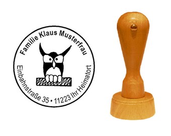 Stempel Holzstempel « EULE martin 9 »