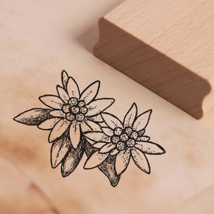  ScrapCooking 5122 Wooden Pastry Stamp with Flower