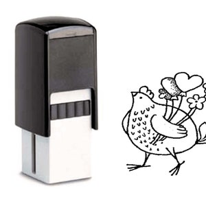 Carimbo cartão de bônus carimbo corações de galinha • 10 x 10 mm • cartão de bônus cartão de bônus cliente cartão de cliente desconto ponto de fidelidade cartão de desconto ovos fazenda loja