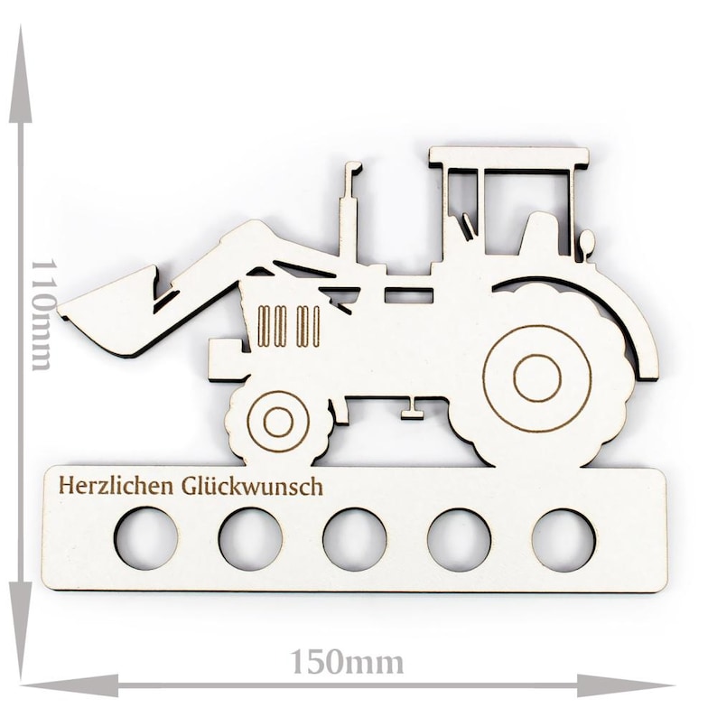Tractor Gift - Money Gift Idea - Gift Idea for Money Gift Certificate - Gift Certificate for Tractor, Farmer, Grandpa image 3