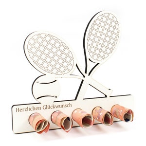 Geschenk Tennis Tennisspieler Badminton Tennistrainer Geldgeschenk - Geschenkidee Geld Gutschein Gutscheingeschenk Sport Tennisball