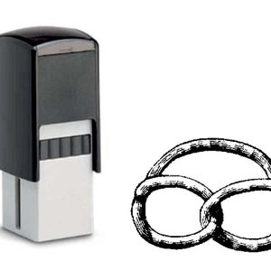 Stempel Bonuskaart Stempel « BREZEL » 10 x 10 mm Motief Gebak Bonuskaart Bonuskaart Klantenkaart Bakker Bakkerij Snack Kiosk