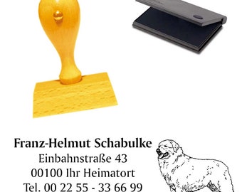 Holzstempel KUVASZ Hund - Stempel