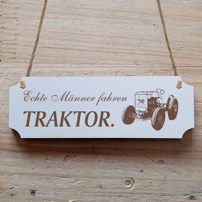 Decree Sign With Saying Real March Driving Traktor Door Sign Sign Gift Dad Fathers Grandpa Farmer Farm Farming