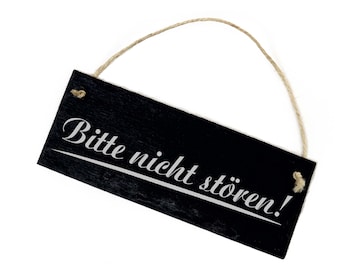 Nicht lustig bitte stören schild