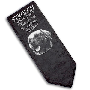 Grave marker grave decoration gravestone - Labrador - personalized grave decoration 8 x 22 cm grave decoration keepsake pet name date