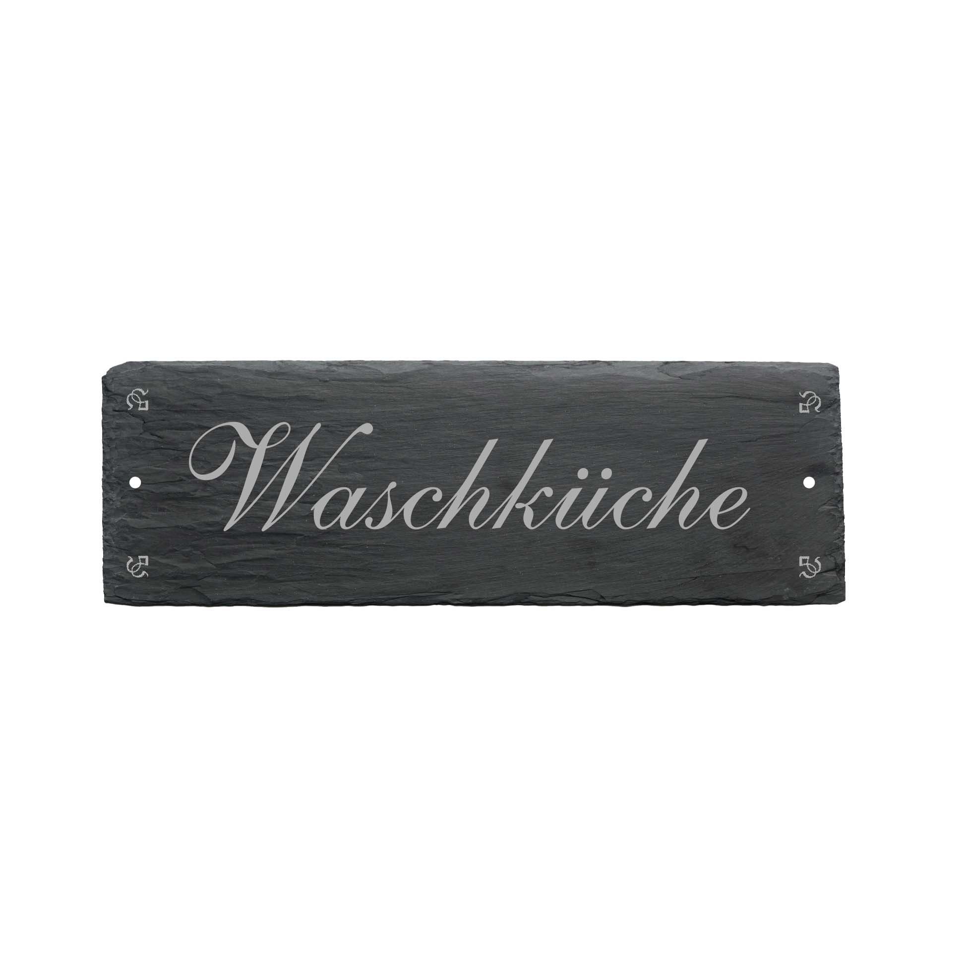Schiefertafel Schild WASCHKÜCHE Schiefer Türschild | Etsy