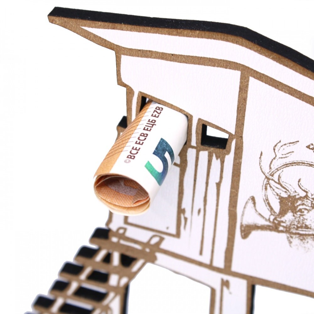 Personalisiere Jagdstift Mit Gewehrclip – Gravur Möglich, Aus Holz Und Metall, In Geschenkbox, Für Jäger Und Militär