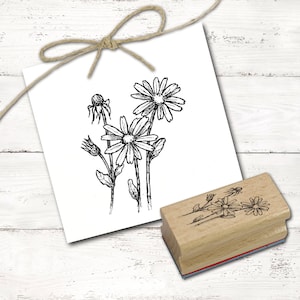 Motivstempel Arnika - Stempel Holzstempel 38 x 48 mm - Stempeln Basteln Scrapbooking Geschenkidee