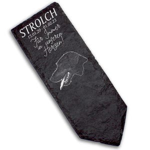 Grave marker grave decoration gravestone - Doberman - personalized grave decoration 8 x 22 cm grave decoration keepsake pet name date