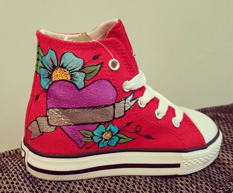 personalised baby high tops