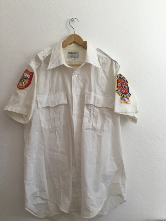 Vintage white work shirt