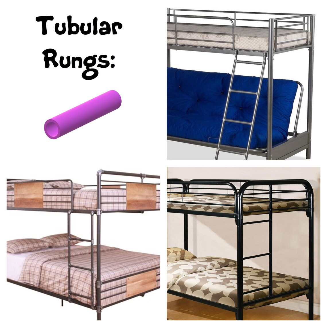 BLUE RUNGEEZE™ Padded Bunk Bed Ladder Rung Covers. NoTool Etsy