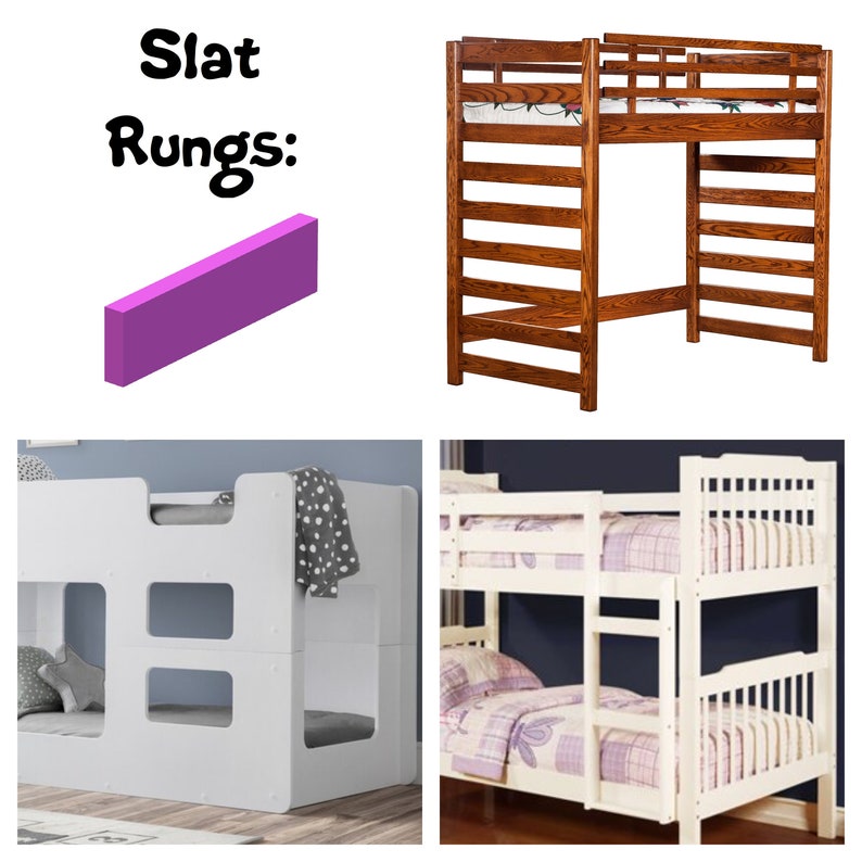 PLAIN BLACK RUNGEEZE™ Padded Bunk Bed Ladder Rung Covers. Etsy