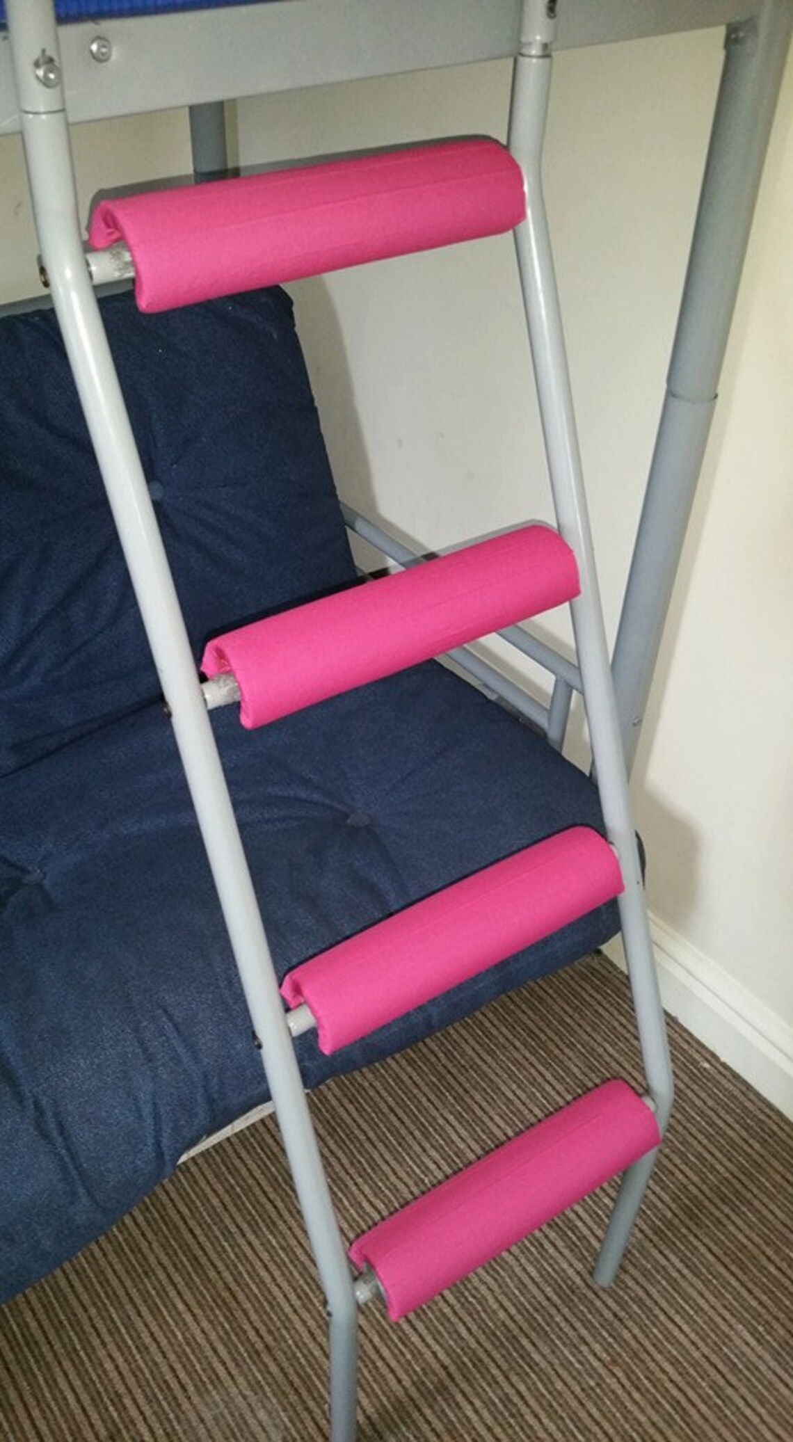 CERISE RUNGEEZE™ Padded Bunk Bed Ladder Rung Covers. Etsy