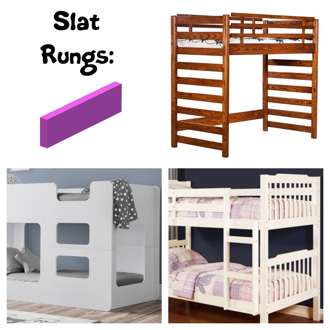 BLUE RUNGEEZE™ Padded Bunk Bed Ladder Rung Covers. NoTool Etsy