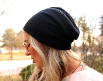 Cute Lightweight Hat, slouchy beanie hat, soft fabric slouchy hat, Women's hat, Summer Beanie Hat, Hipster Boho Beanie