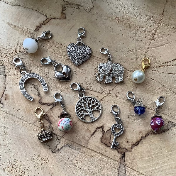 Dangles, Charms with hooks, charms for floating locket, locket charms, memory charms, animal charms, craft charms, family charms