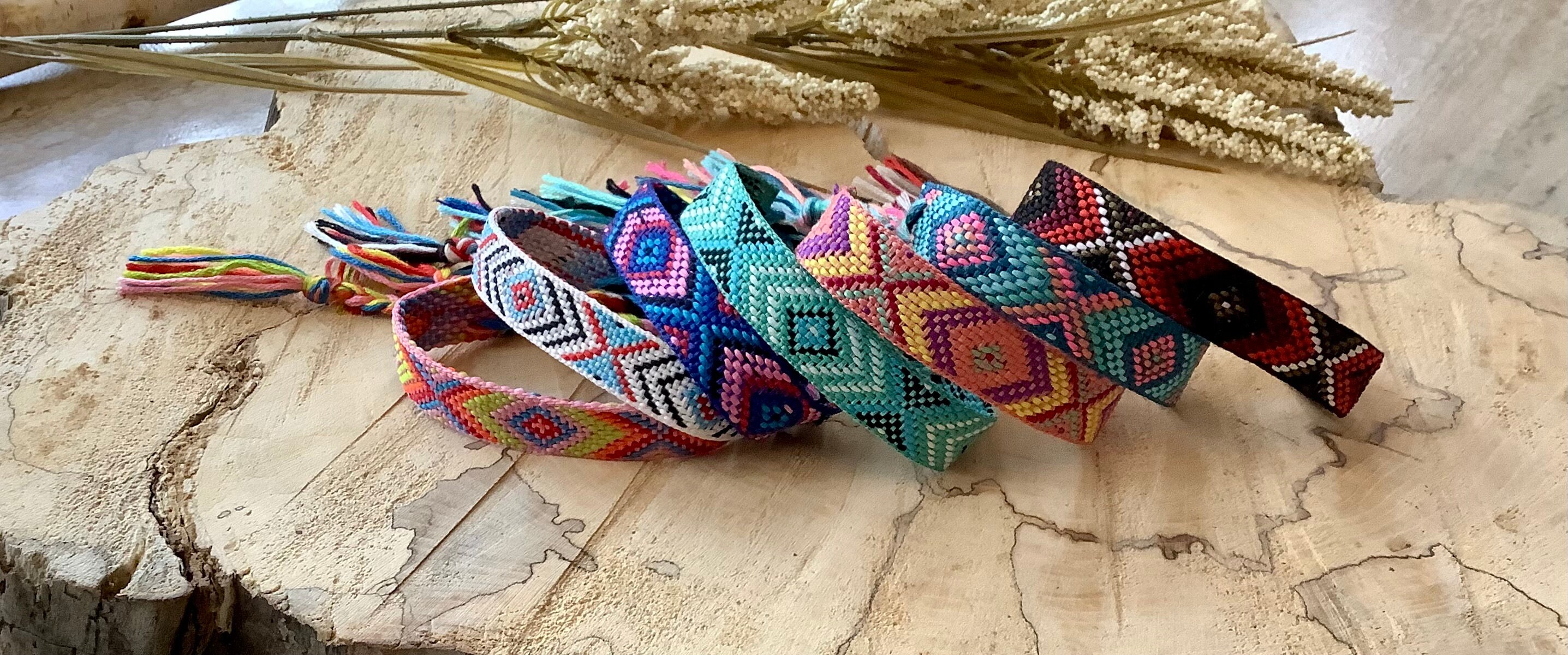 Buy 2 Get 3, Adjustable Surfer Woven Macrame Anklet or Bracelet