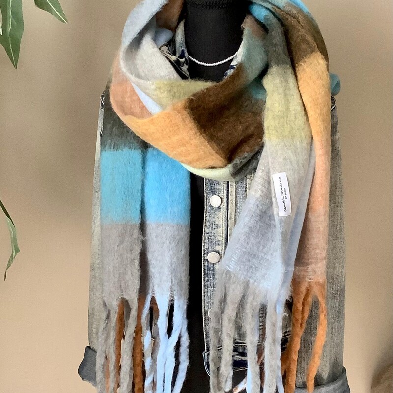 Fringes wool Scarf