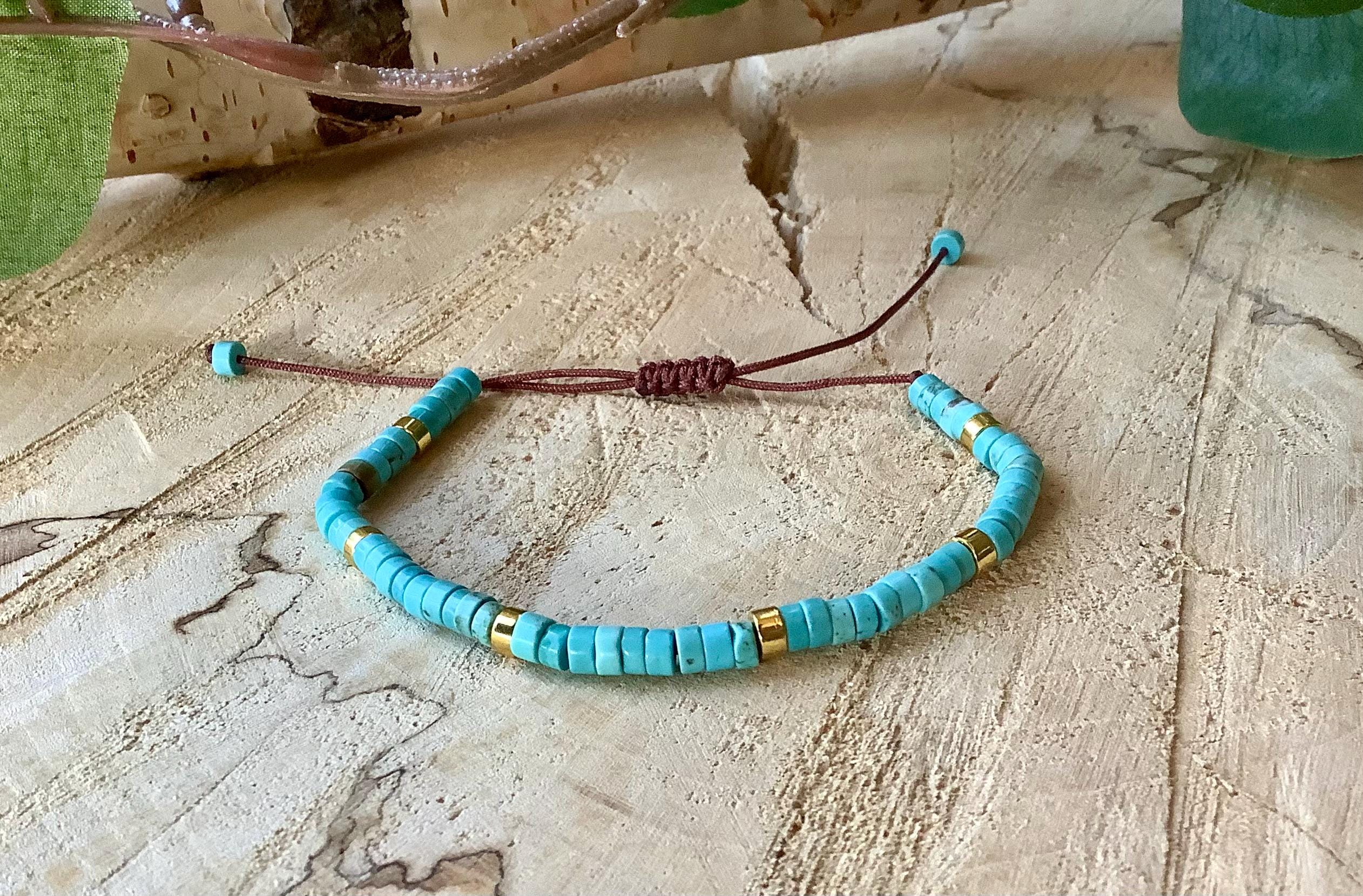 Natural Stone Healing Emotional Bracelet, Turquoise Howlite