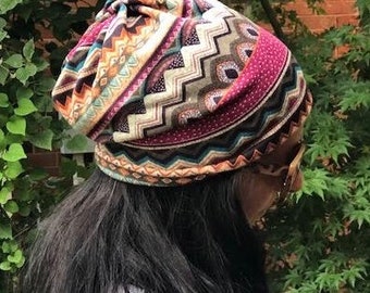 Slouchy Hat, beanie hat, Chemo hat,  twisted beanie, women beanie, slouchy beanie hat, women’s hat, beanie hat, boho hat, trendy hat