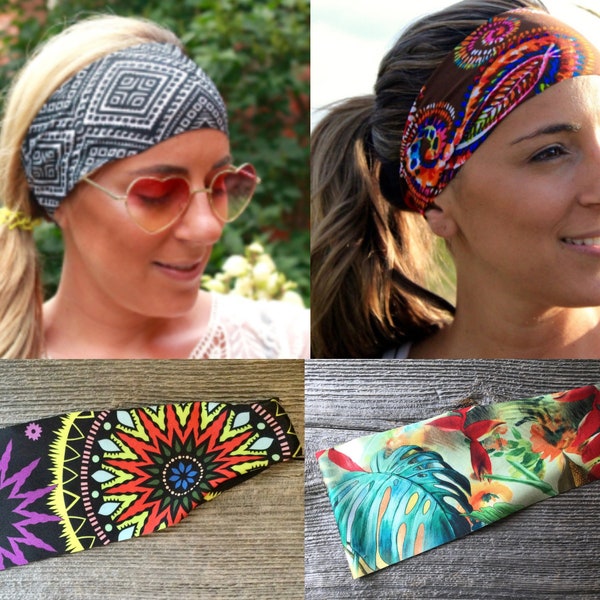 Buy 2 get 3! Fitness headband -scuba headband - yoga turban headband-Workout Headband-non slip headband- Womens headband-trending headband