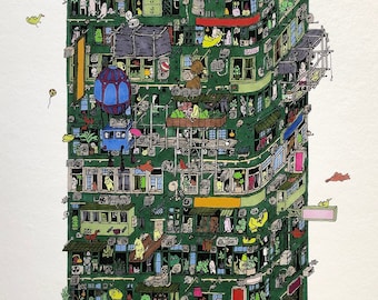 Corner House HK / Giclee Print