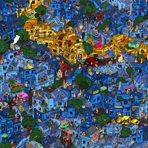Favela Veia De Ouro/ Giclee Print