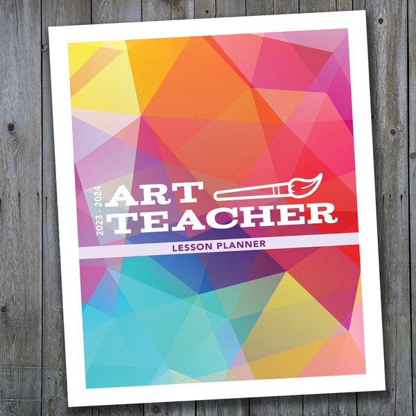 Art Teacher Lesson Plan Planner, Instant Download