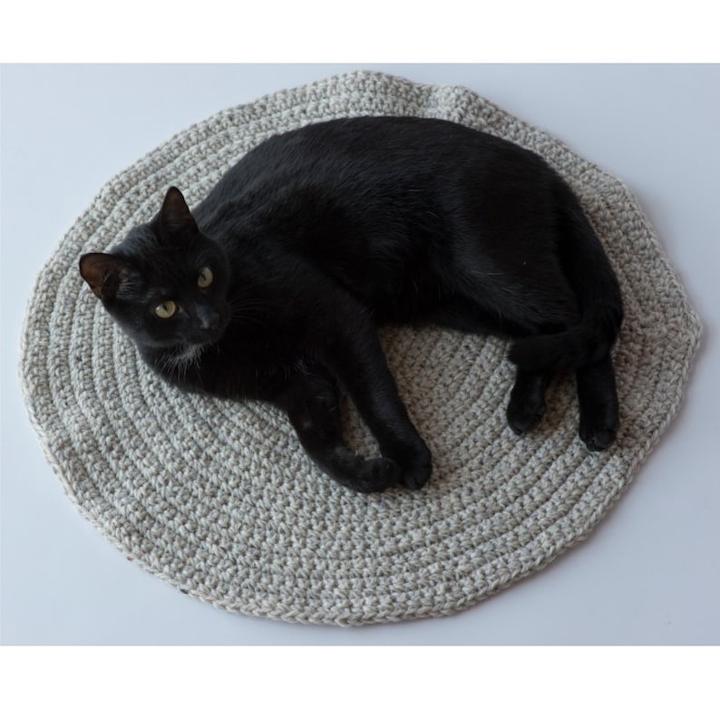 Cat Wool Mat Soft Rug natural Wool Yarn Cat Bed Cat Etsy