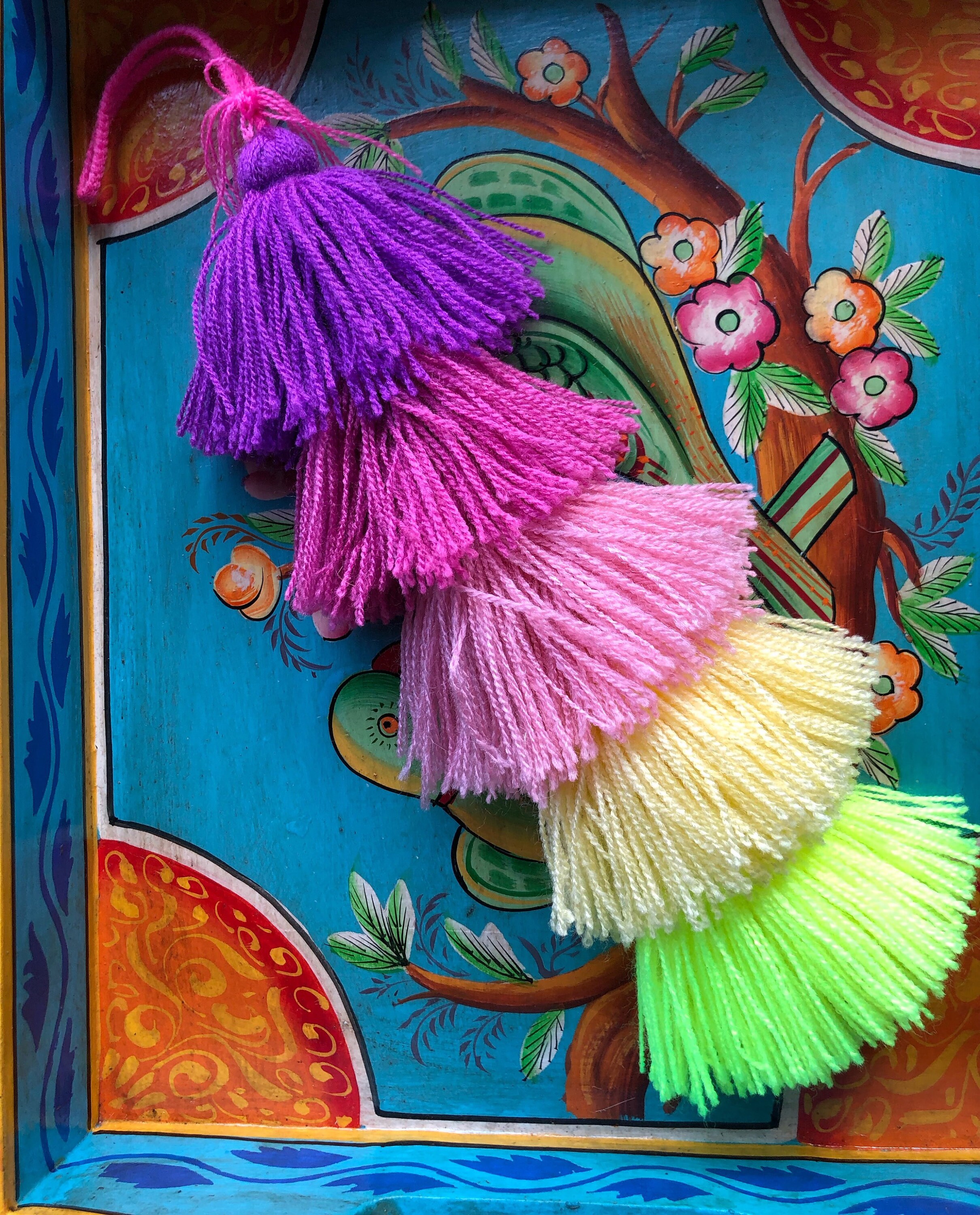 5 Tier Lucky stacked tassel