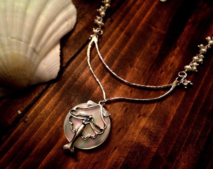 Mermaid mood necklace Clearance