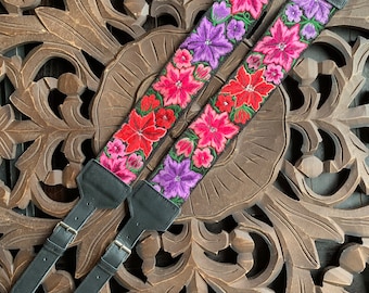 Bandita Backpack Straps with Black Leather