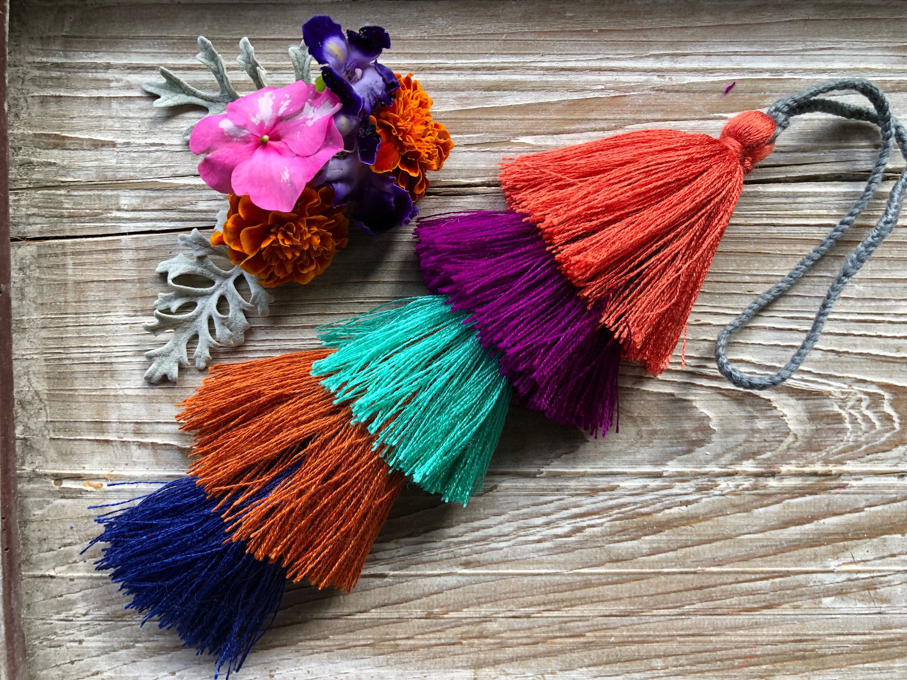 5 Tier Gypsy stacked tassel