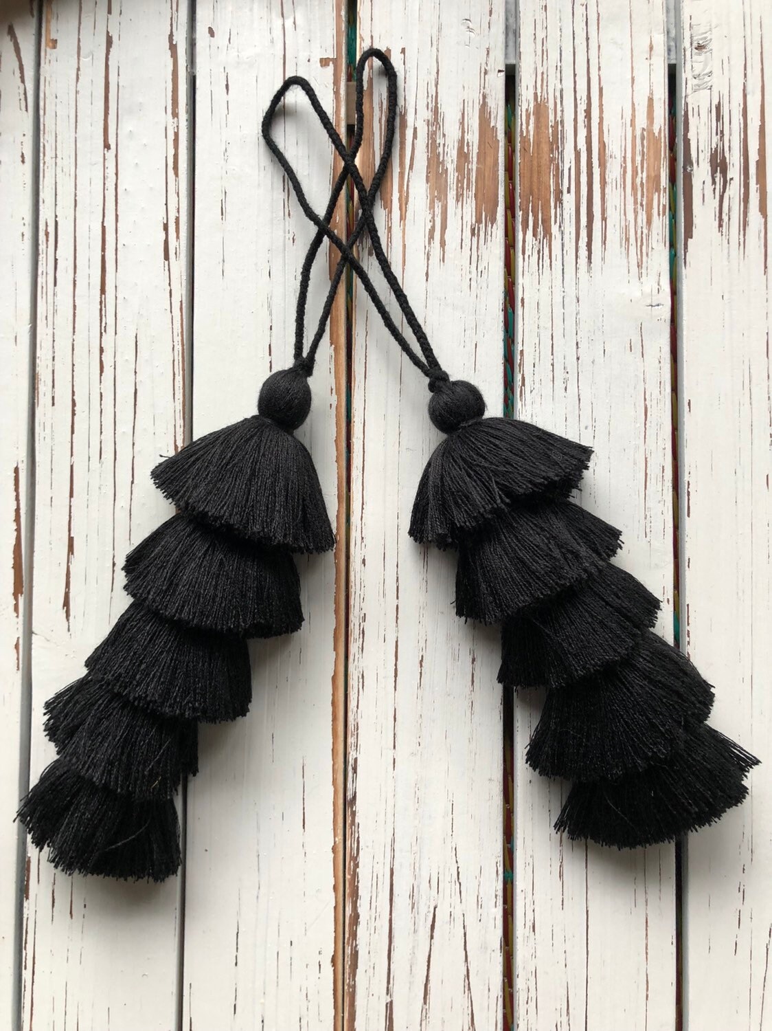 5 Tier Gypsy stacked tassel