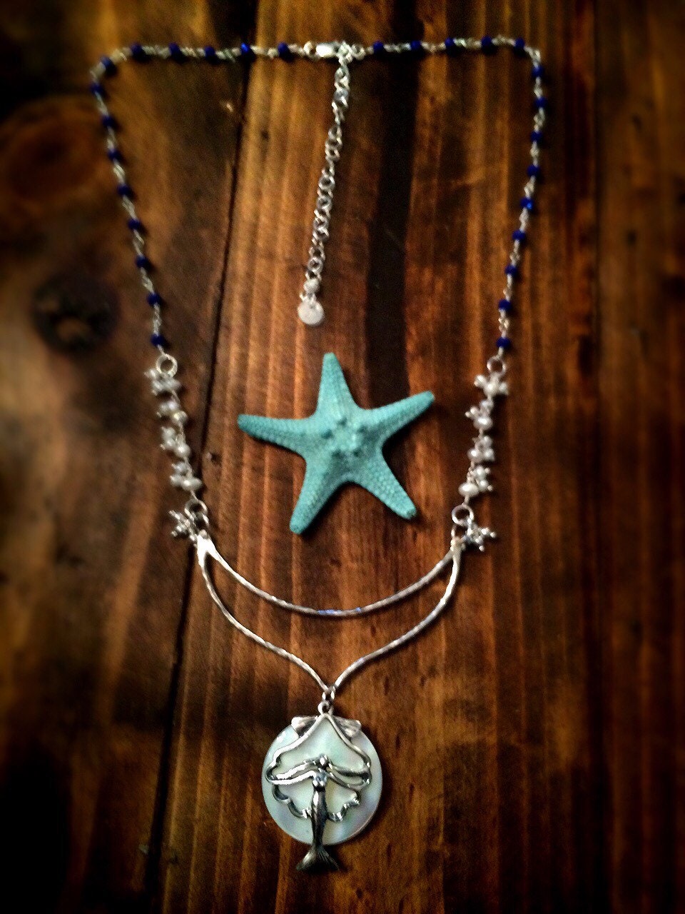 Mermaid mood necklace Clearance