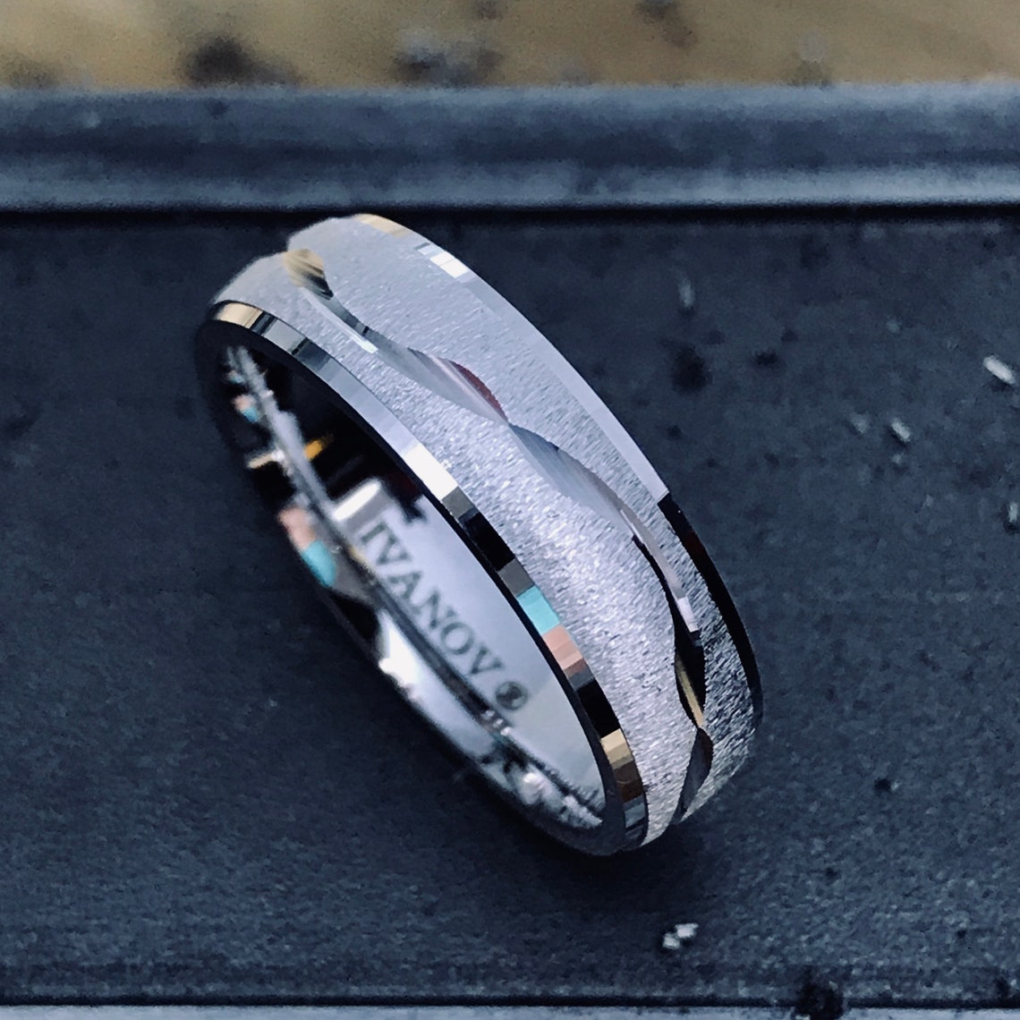 Mens Wedding Ring, Solid Gold Band, Gold Ring, Mens Gold Rings, 14k Gold, 6mm Mens Ring, Custom