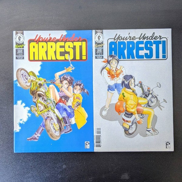 You're Under Arrest by Dark Horse Comics, 90s Manga Kosuke Fujishima