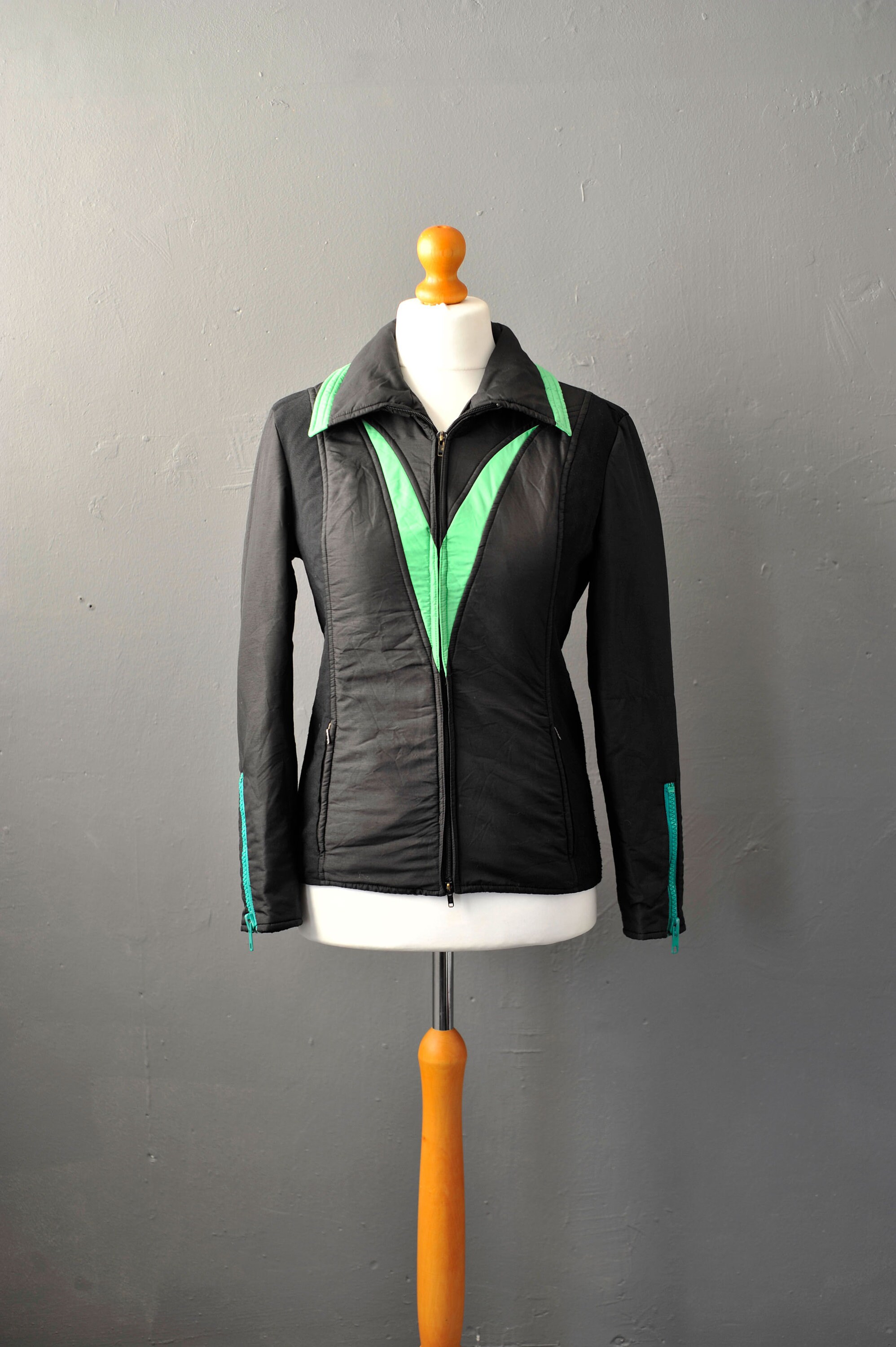 Image of 80S Klepper Ski Jacket, Vintage Snow Coat, Retro Winter Sports, Size Small 36 38 Chest