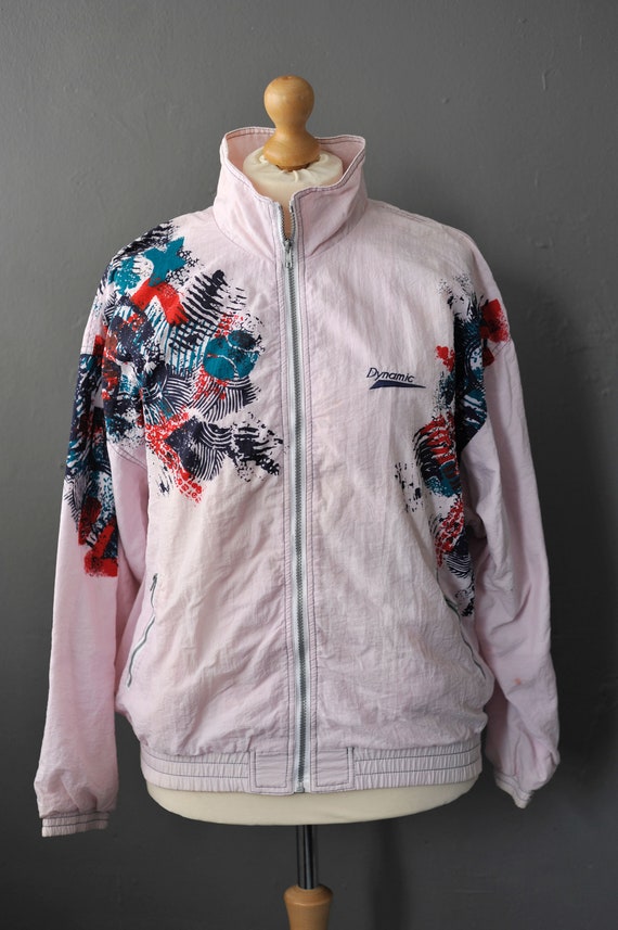 pink shell suit jacket