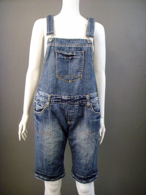 faded shortalls