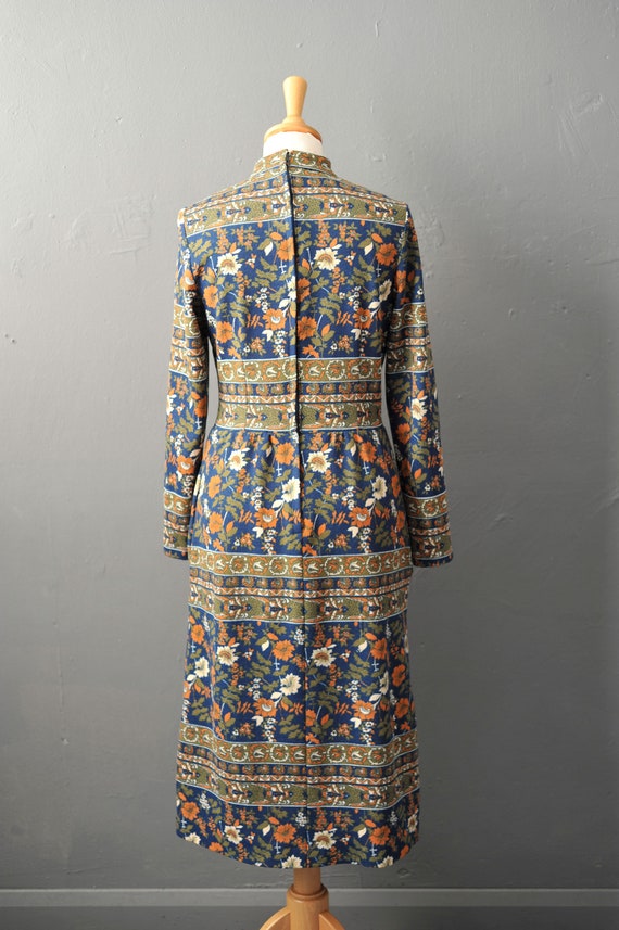 60s Horrockses Midi Dress with Arts and Crafts St… - image 5